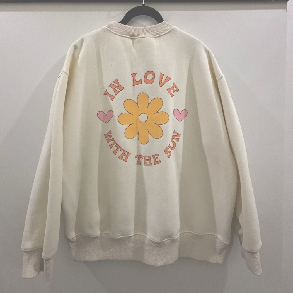 Aurelle “In love with the sun” sweatshirt. Size:XL